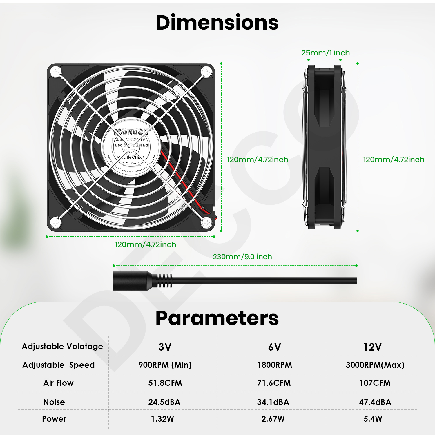 120mm 3000RPM Fan Cooling With - đánh giá và giá Work Office Furniture
