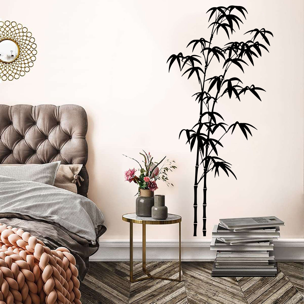 Large Bamboo Tree Wall Sticker - đánh giá và giá Room Divider Bamboo