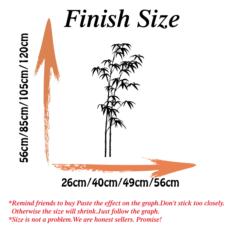 Large Bamboo Tree Wall Sticker - đánh giá và giá Room Divider Bamboo