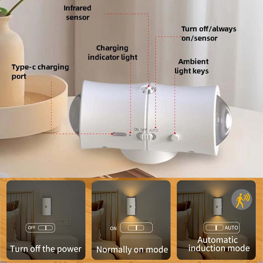 RGB 7colors Motion Sensor LED  - đánh giá và giá Room Divider Bamboo