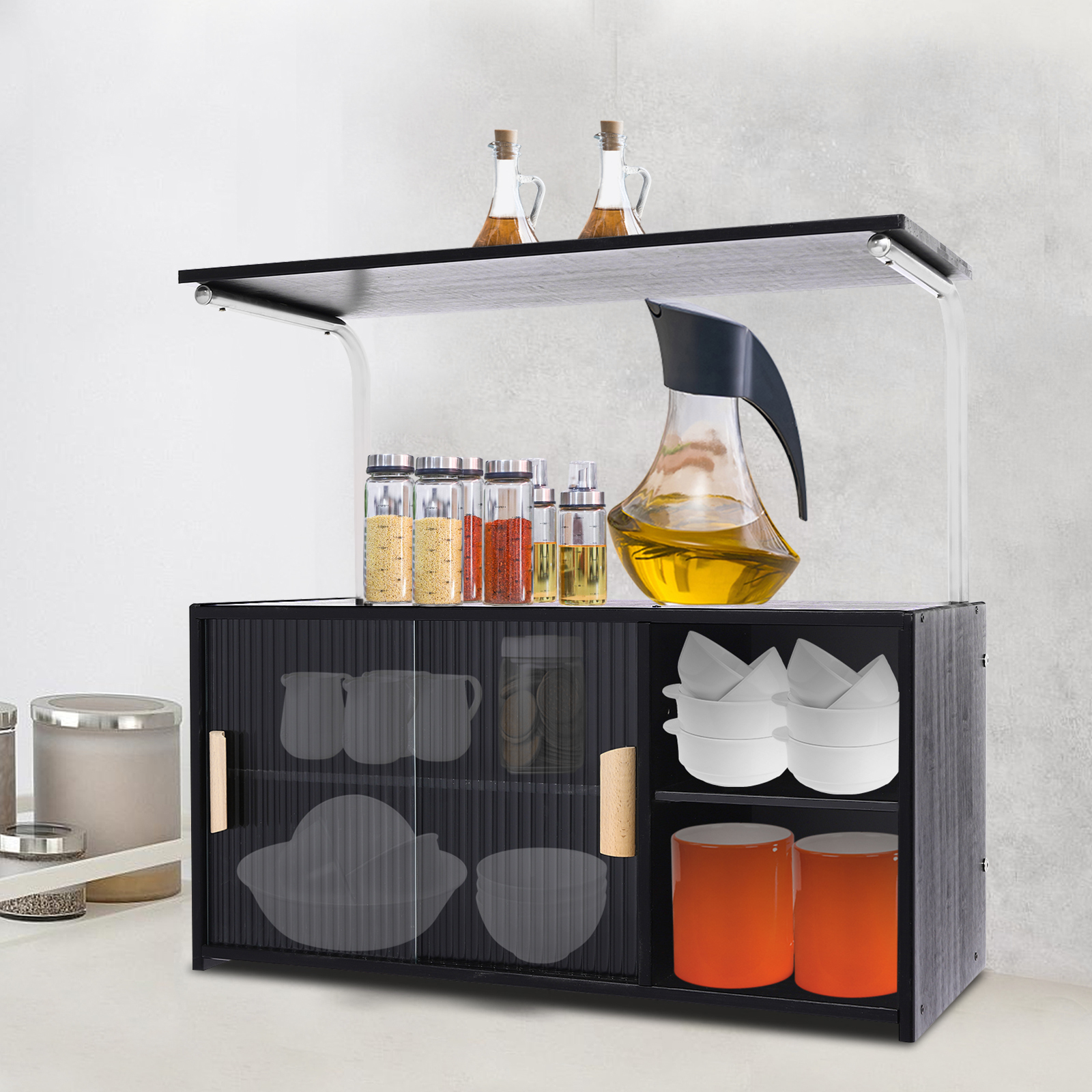 Storage Cabinet 2 Tier 67x30x6 - đánh giá và giá Room Divider Bamboo