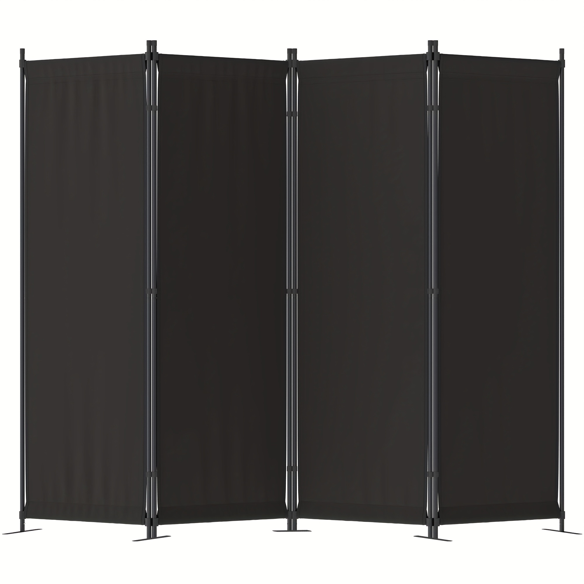 4-Panel Modern Black Privacy S - đánh giá và giá Room Divider Bamboo