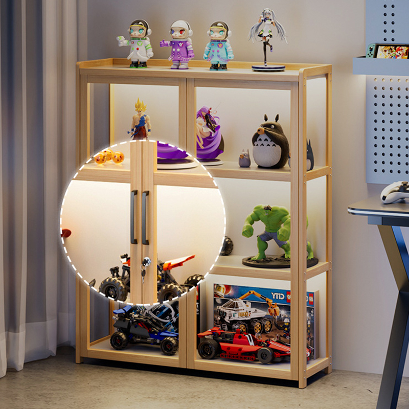 Display Cabinet Acrylic Curio  - đánh giá và giá Room Divider Bamboo