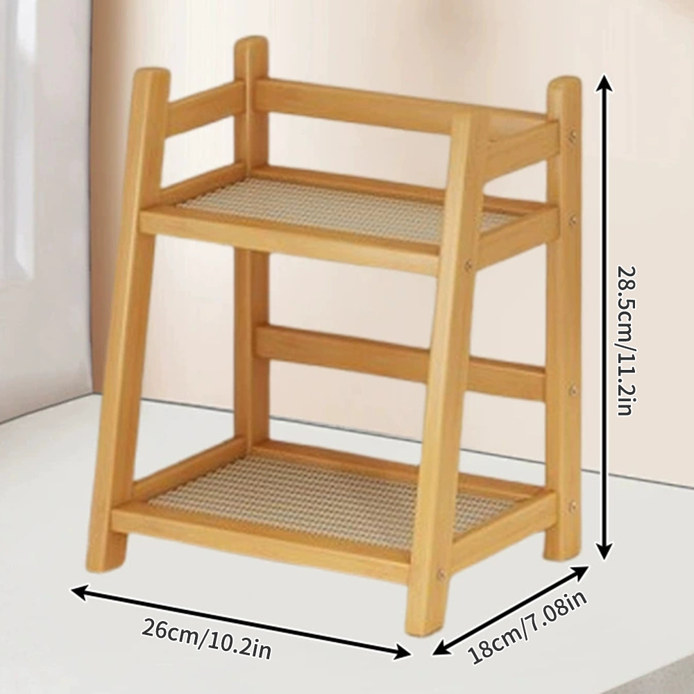 2 Layer Spice Caddy Shelf Bamb - đánh giá và giá Room Divider Bamboo