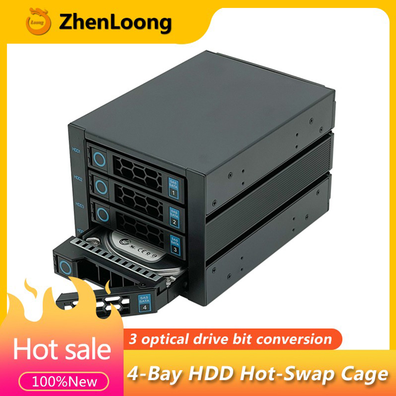 4-Bay Hot Swap Hard Disk Cage  - đánh giá và giá Work Office Furniture