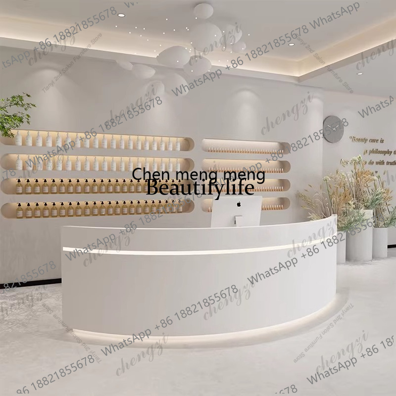 A51 Modern Curved Bar Counter  - đánh giá và giá Office Furniture Services
