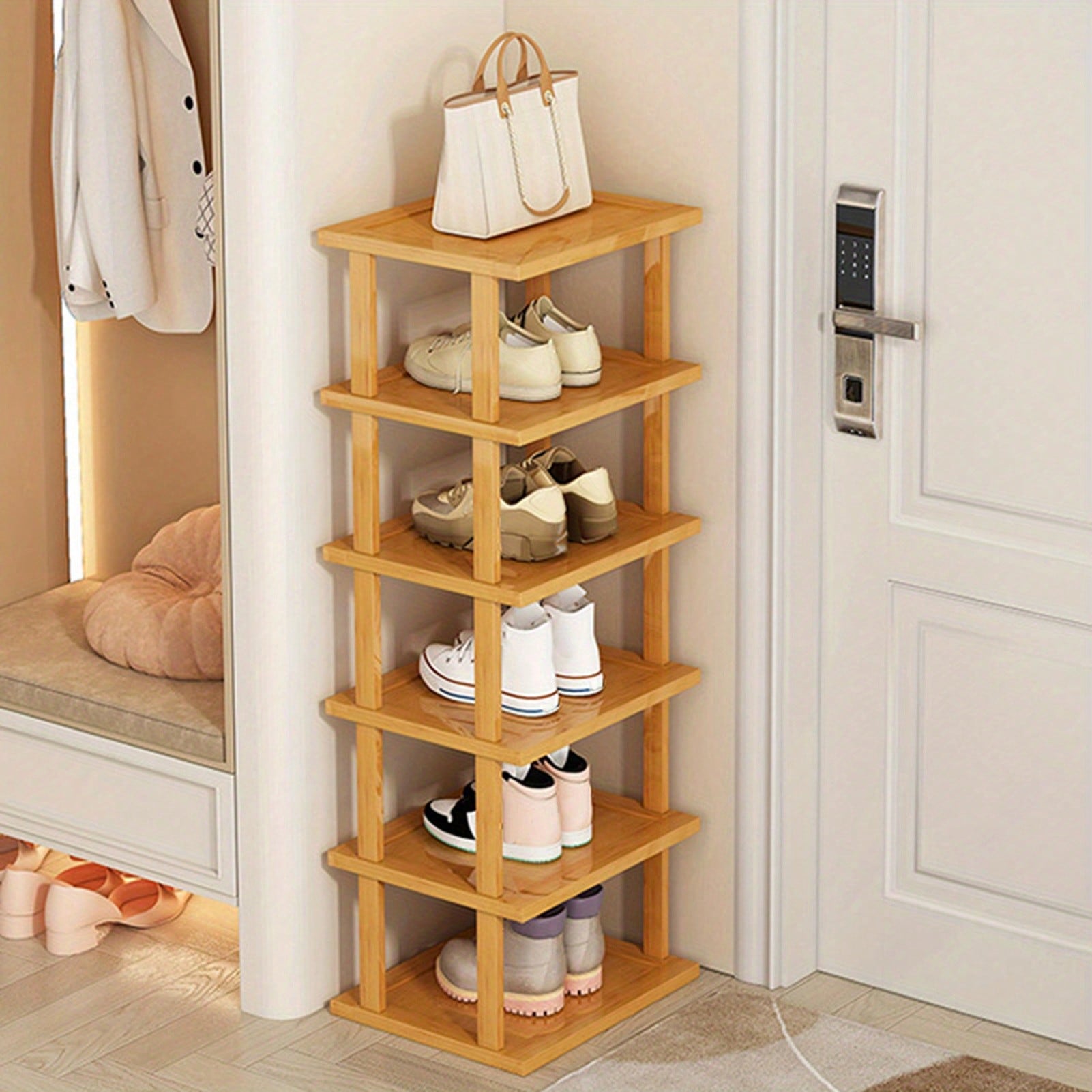 Multifunctional 6 Layers Shoes - đánh giá và giá Room Divider Bamboo