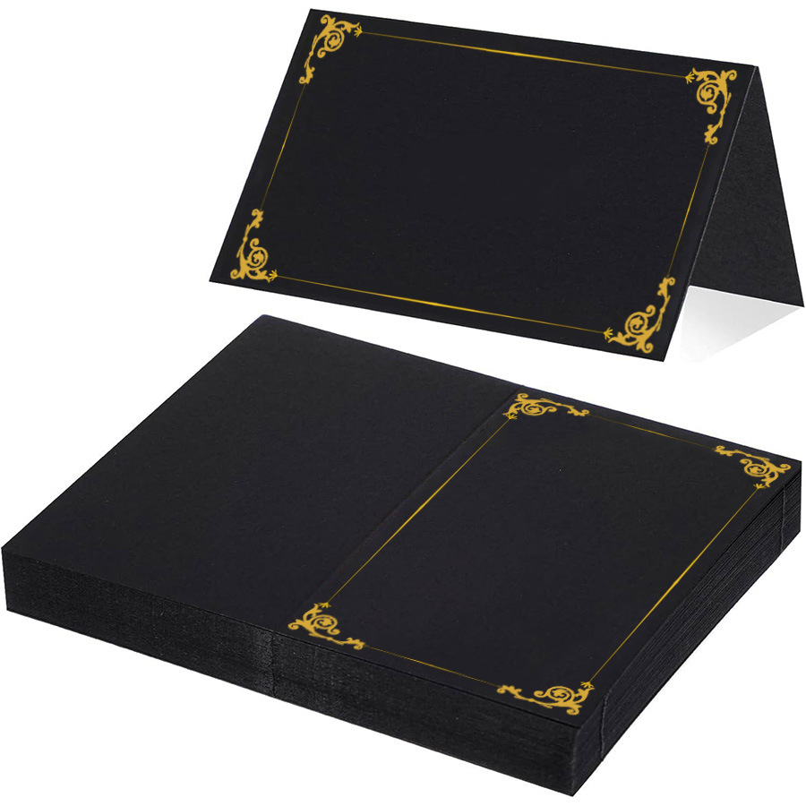 20/50/100pcs Half Fold Black H - đánh giá và giá Work Office Furniture