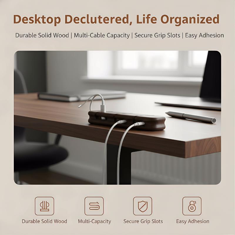 Solid Wood Cable Organizer Hol - đánh giá và giá Work Office Furniture