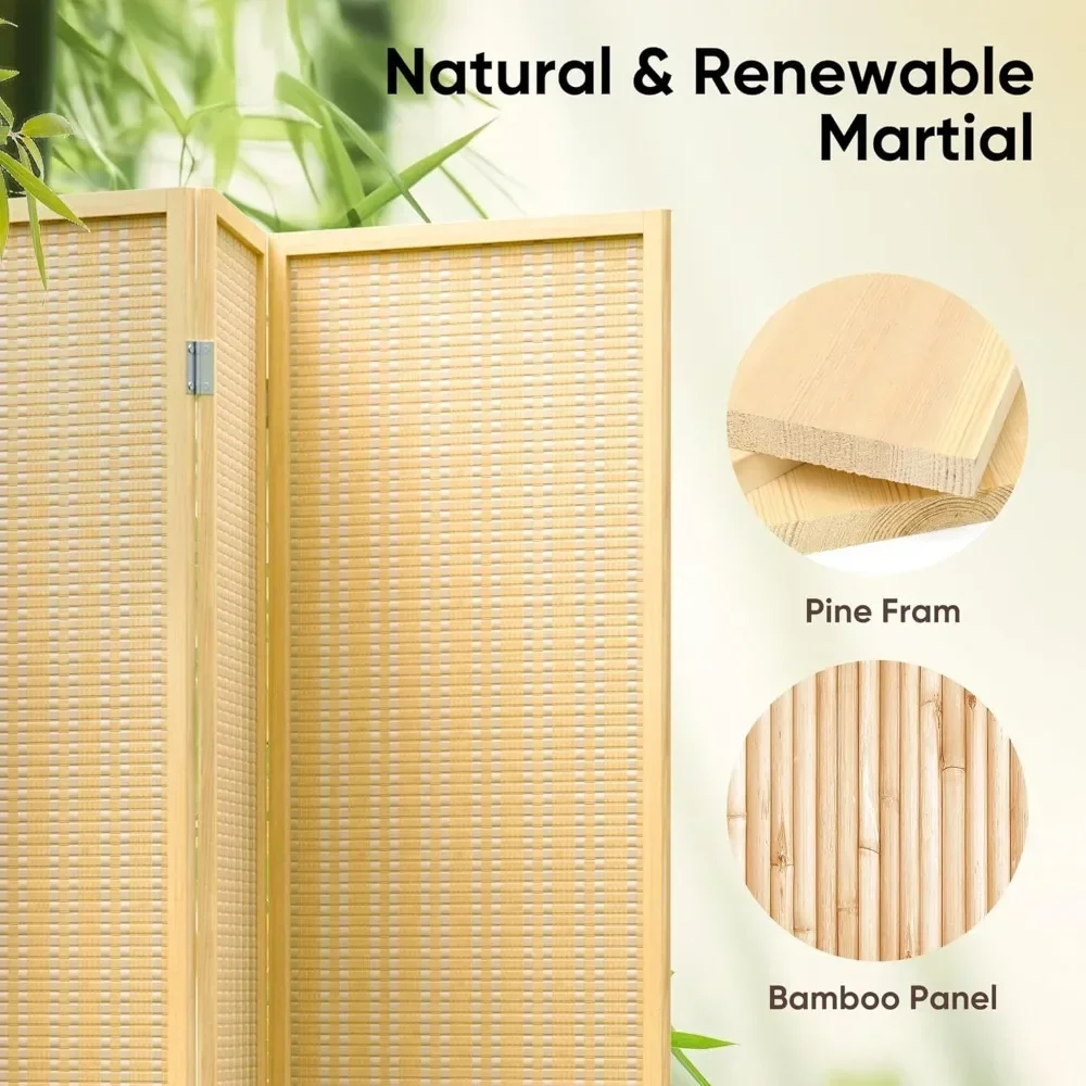 Hot-sellingRoom Divider 4 Pane - đánh giá và giá Room Divider Bamboo